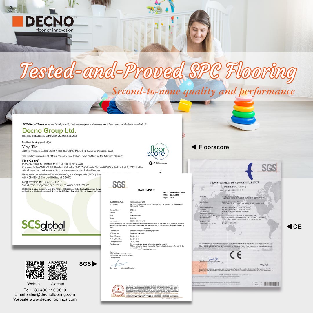 DECNO丨Fabrik für Boden- und Wandpaneele, zuverlässige Qualitätszertifizierung