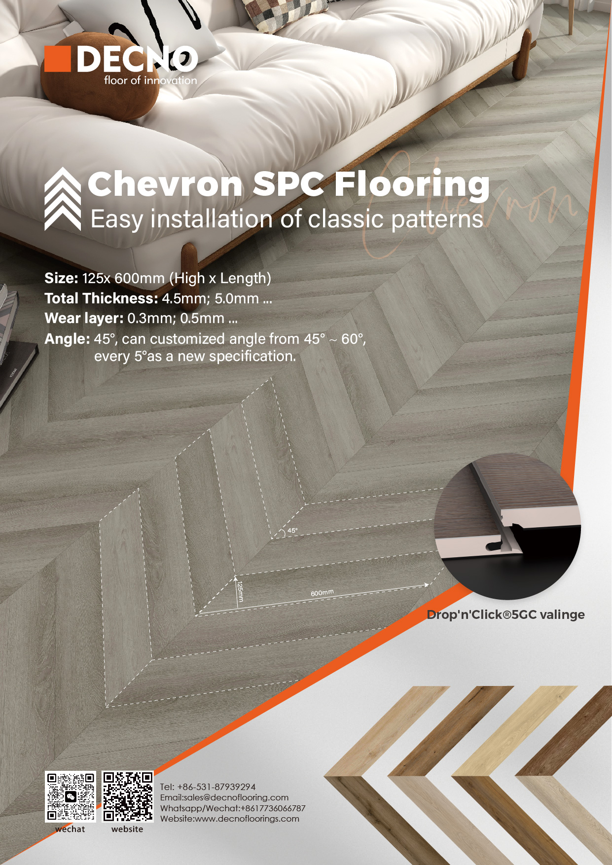 DECNO | Chevron SPC Flooring crée plus de valeur pour les marques