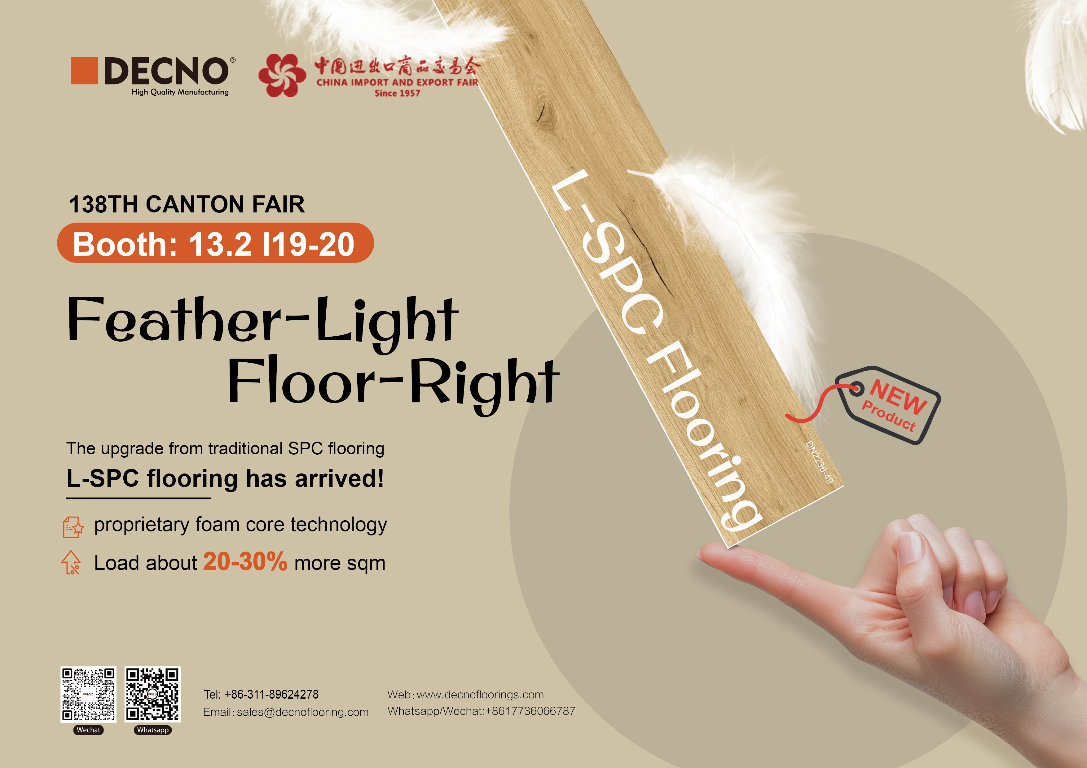 Venez rencontrer DECNO à la 138e Foire de Canton !
