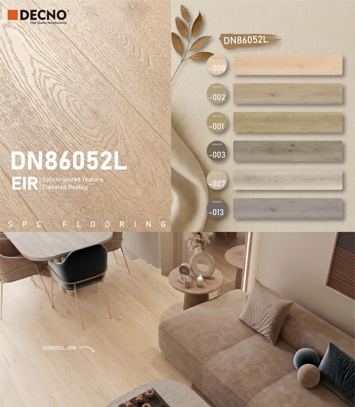 Fabricant de revêtement de sol SPC EIR – DECNO