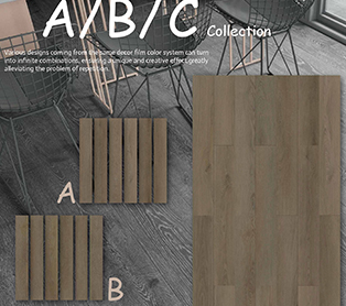SPC Flooring A\B\C Decor Film Pattern Design
