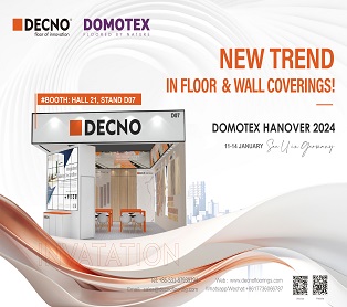 Nouvelles technologies de revêtement de sol au DOMOTEX Hanovre 2024 - DECNO